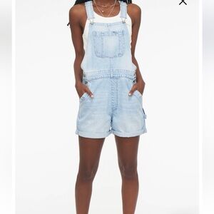 NWT Pistola Beatrix denim Shortall Surfrider festival summer Y2K overalls XL